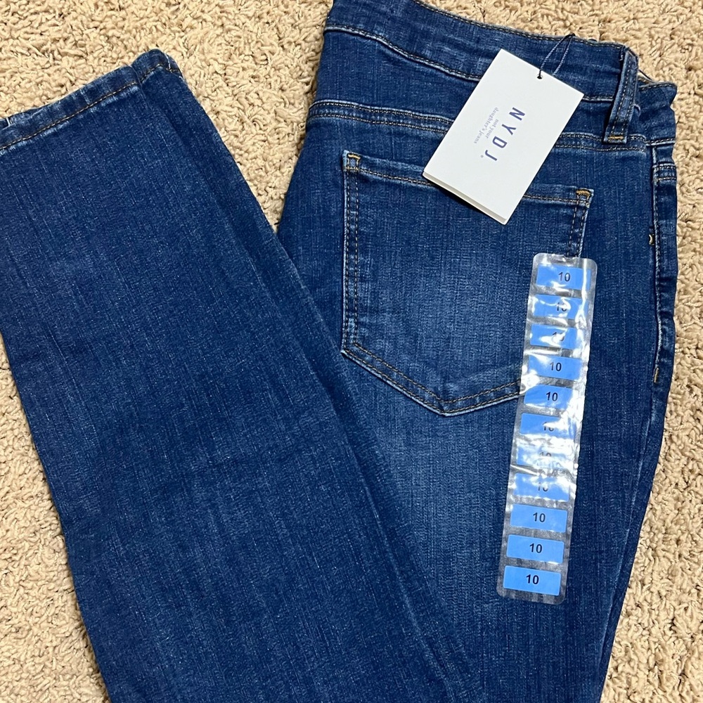 NYDJ dark blue jeans NWT
